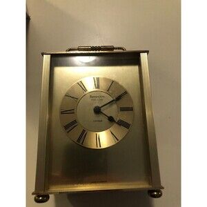 Remington Multi-Quartz West Germany Brass Carriage Clock Working and Complete !